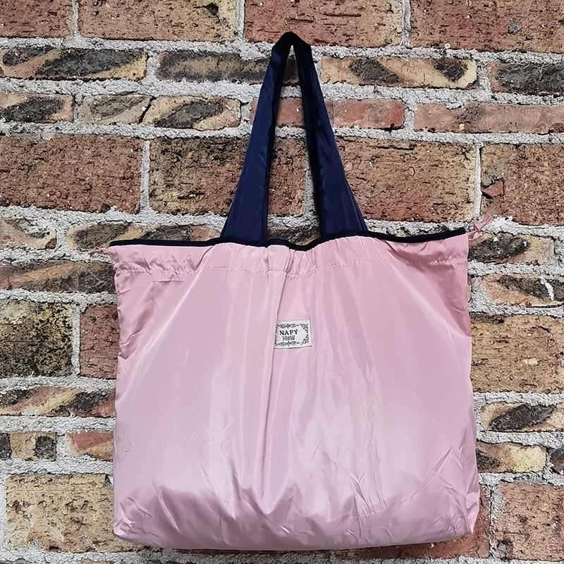 Eco-Friendly Drawstring Shopping Bag Lotus root color + 