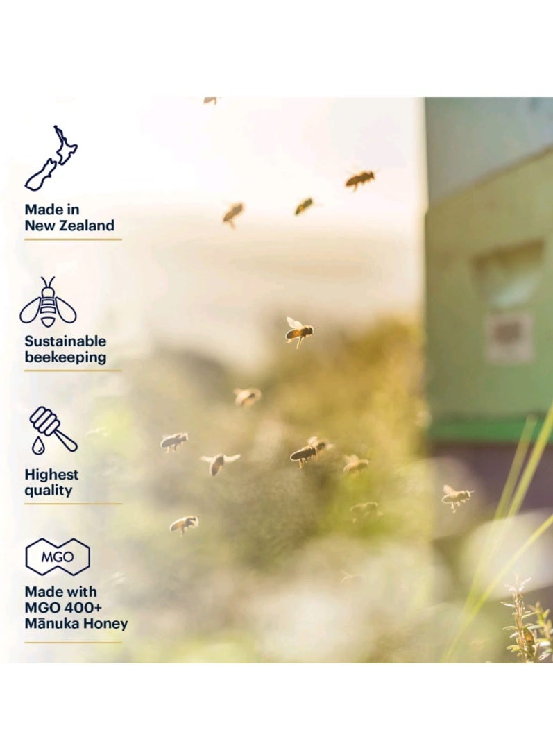 مانوكا هيلث معينات عسل مانوكا، بنكهة الليمون الطبيعي، MGO 400+، 58 معينة - Image 4
