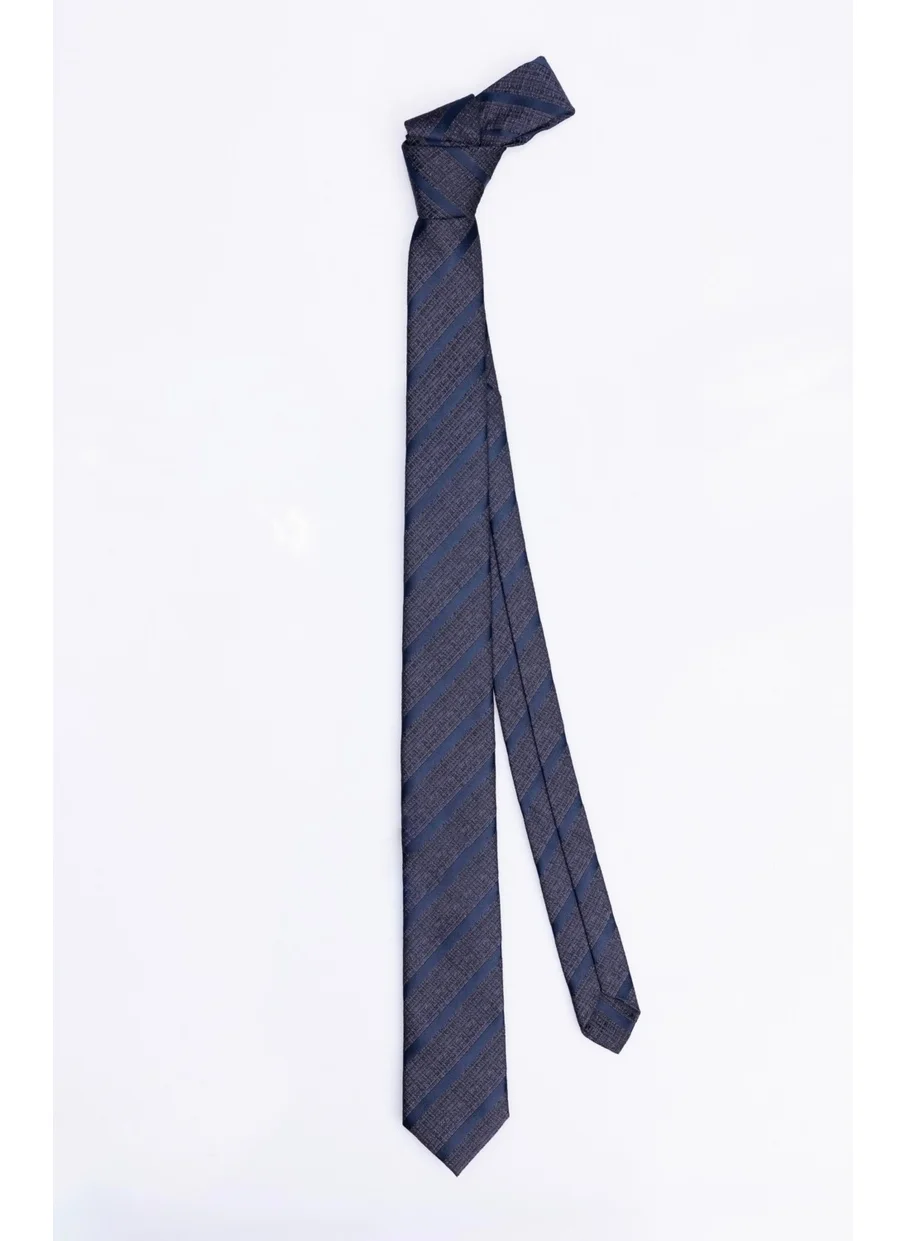 Tudors Fine Patterned Black Men's Tie