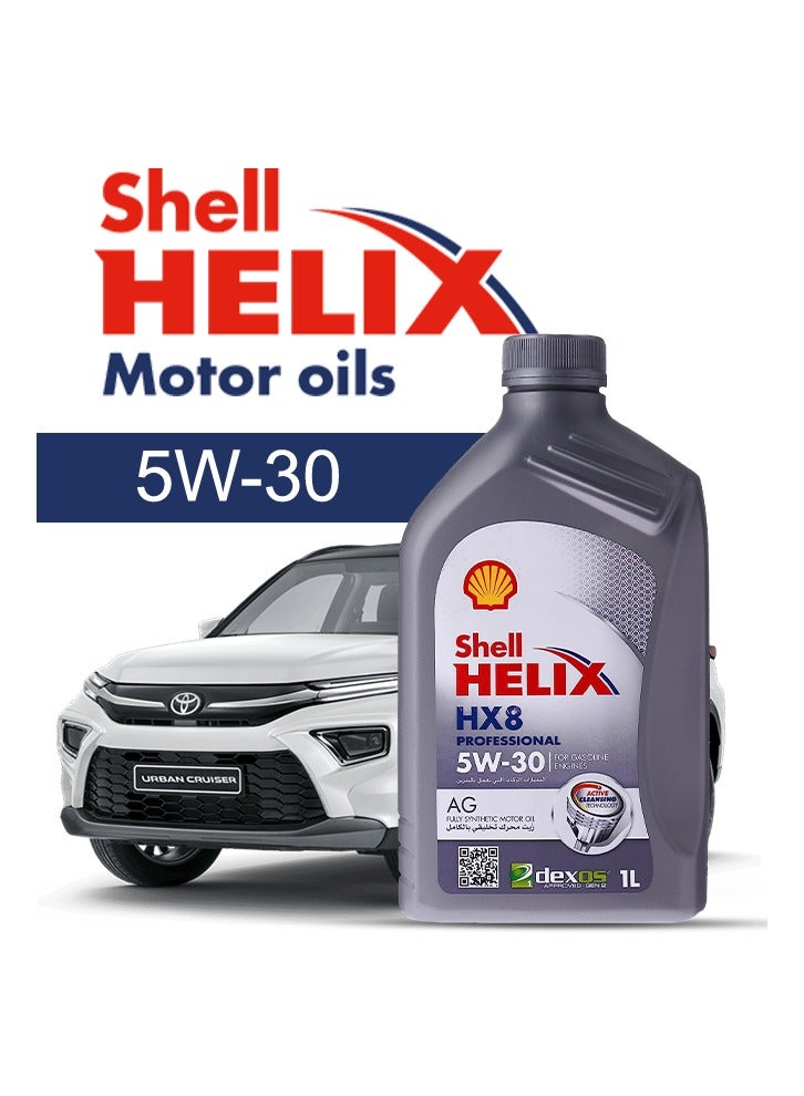 Engine Oil – For TOYOTA Urban V4 2025 - 2020, 3 Liter, 5w30 Shell - With Engine Oil Filter, Mobile Car Oil Change Service