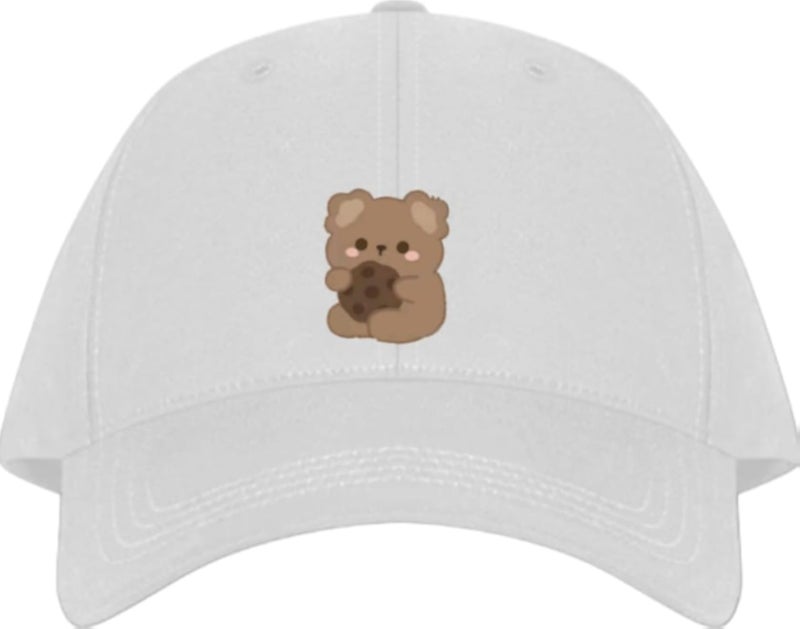 bear Baseball cap White 23