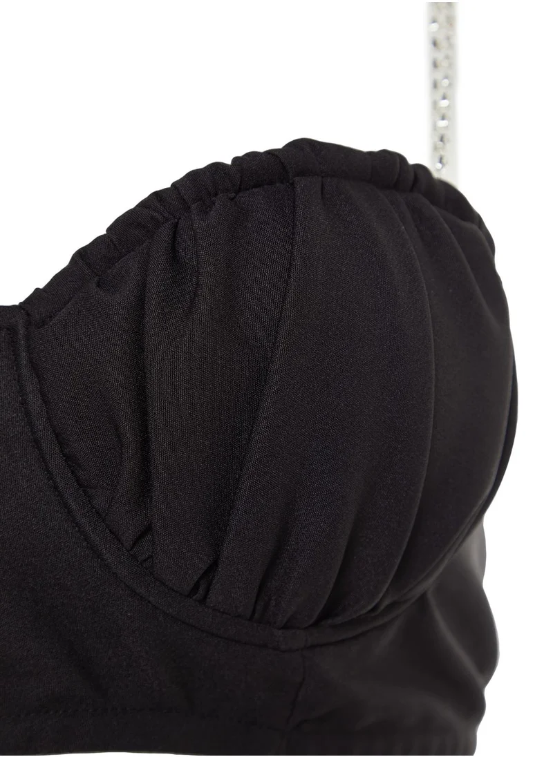 trendyol Embellished Strappy Bustier