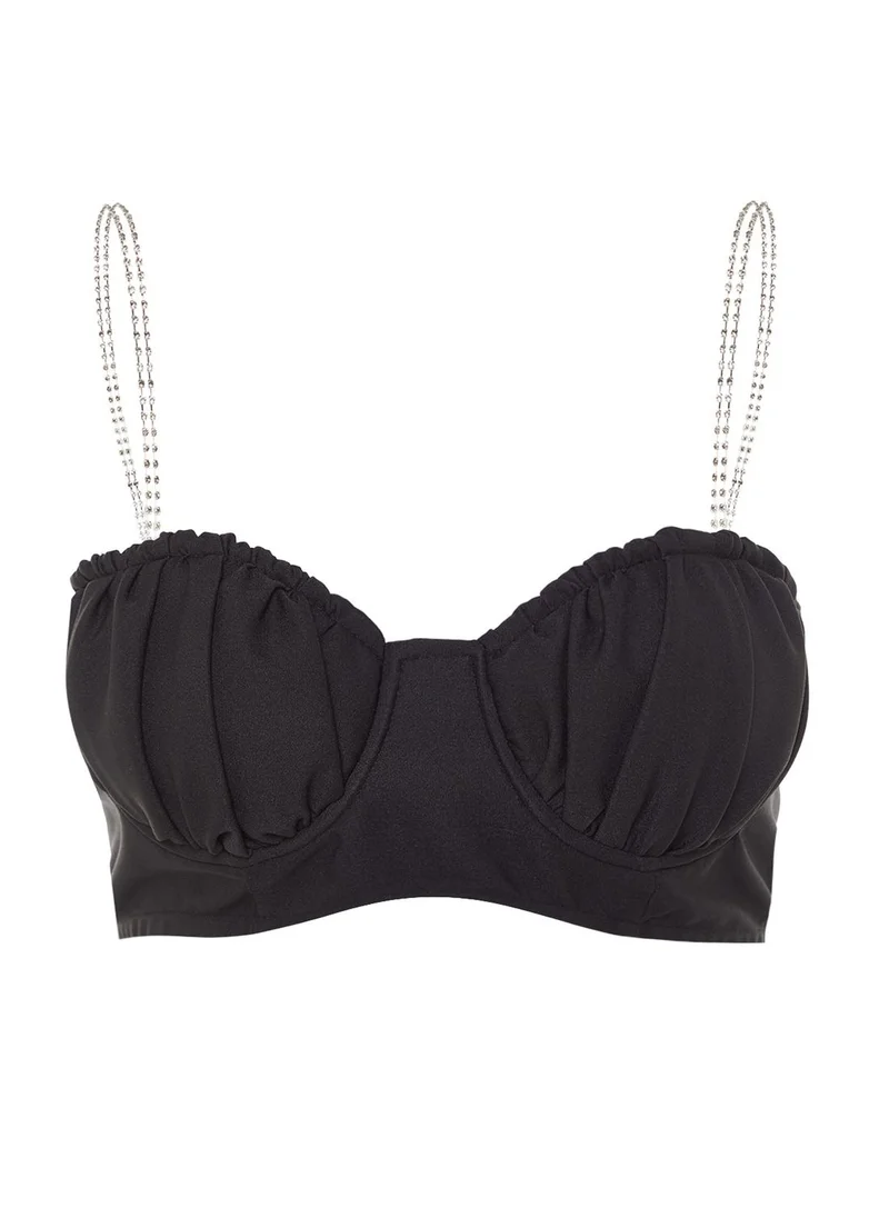 trendyol Embellished Strappy Bustier