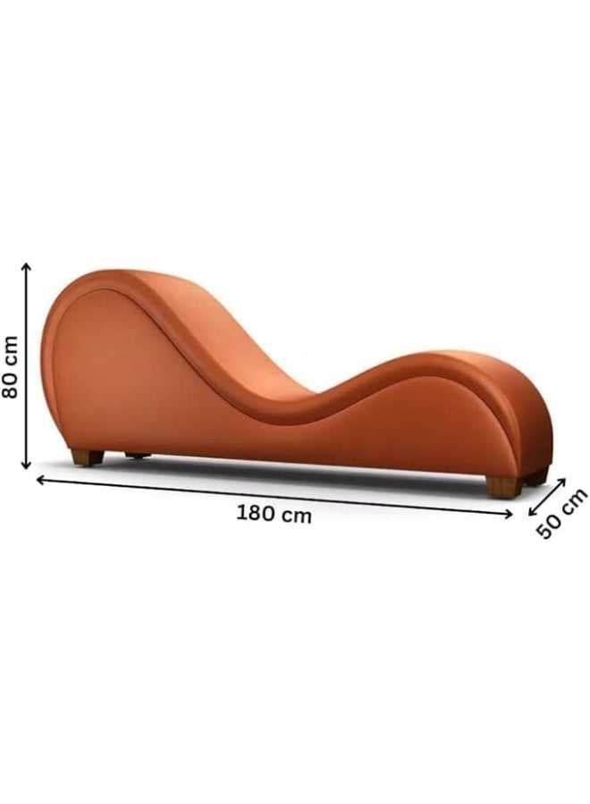 Poppins Home Poppins HOME Exclusive Comfortable & Luxury Pu Leather S-Shaped Sofa  - Image 2