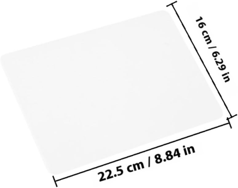 Abaodam 100pcs 0.15mm Thermal Laminating Sheets 8-inch (160x225mm) Plastic Laminating Film Round Corners for Document and Photo Protection Office Home Use - Image 2