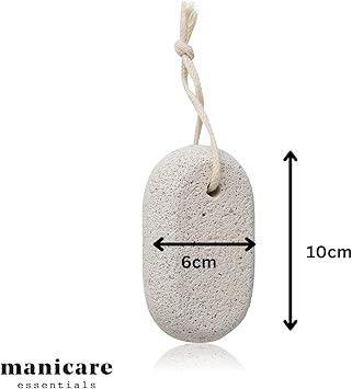 Manicare Skin Polishing Stone Natural Pumice Exfoliates Hard Dead Dry Skin Perfect For Professional Salon Home Pedicure Prevents Corns Calluses And Cracked Heels Smooths Skin Elbows And Knees - Image 3