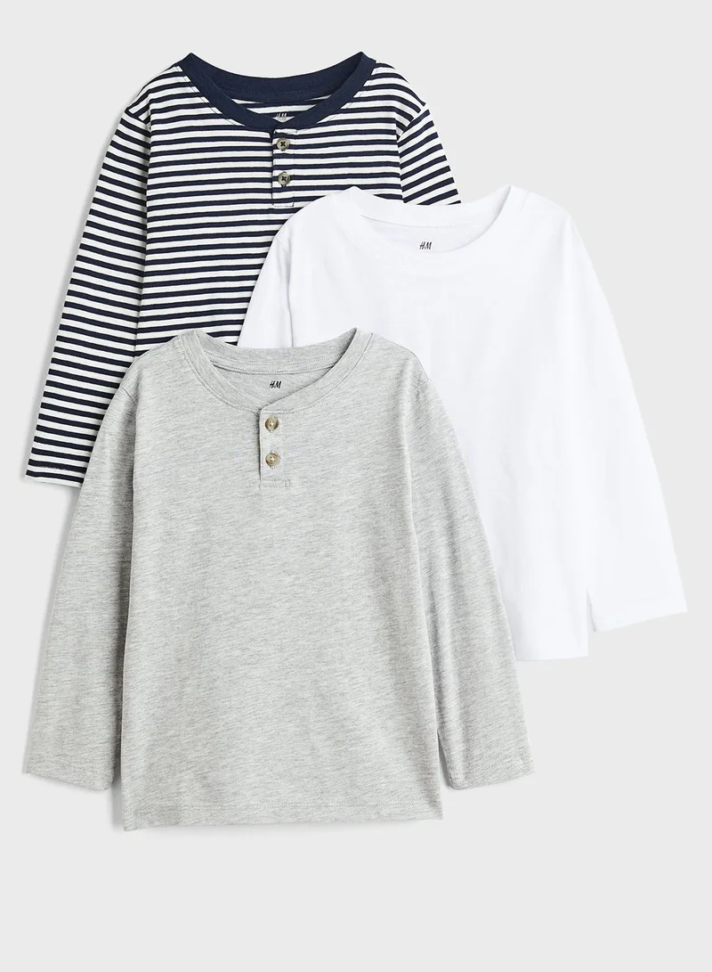 H&M Kids 3 Pack Essential T-Shirt