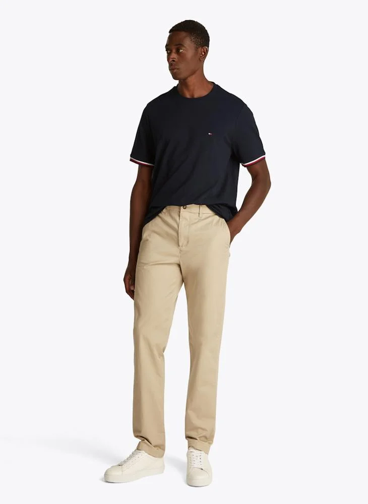 TOMMY HILFIGER Global Stripe Cuff T-Shirt