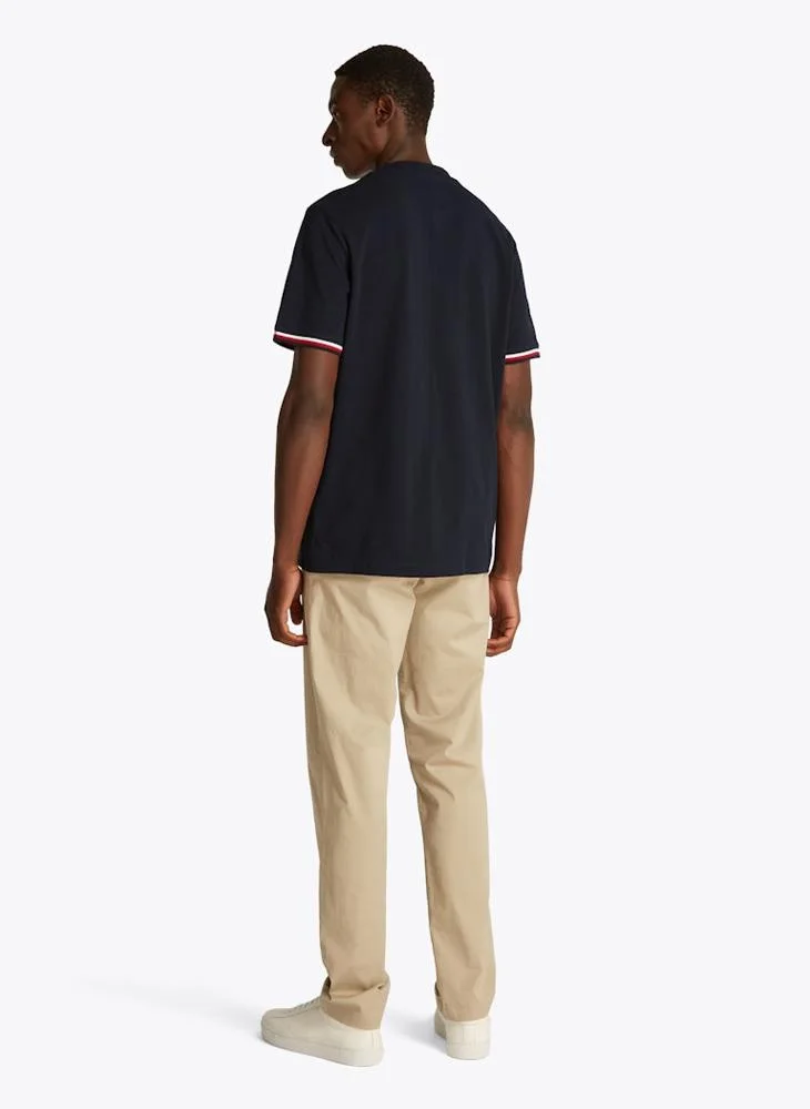 TOMMY HILFIGER Global Stripe Crew Neck T-Shirt