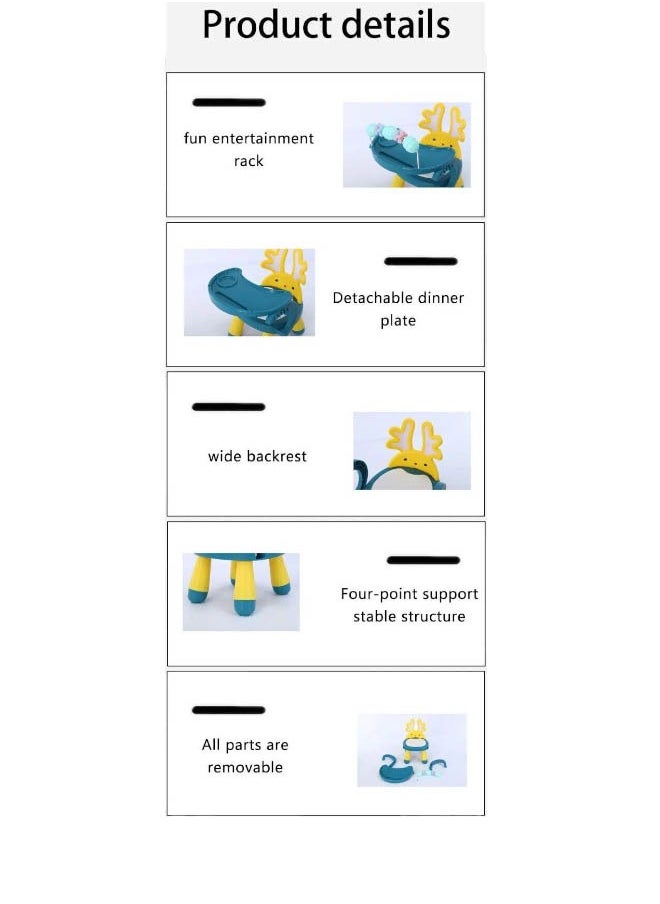 Multifunctional Foldable Baby Chair And Stool