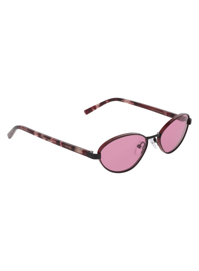 DKNY FULL RIM METAL DKNY SUN DK118S 5318 (002) SATIN BLACK/ROSE - Image 3