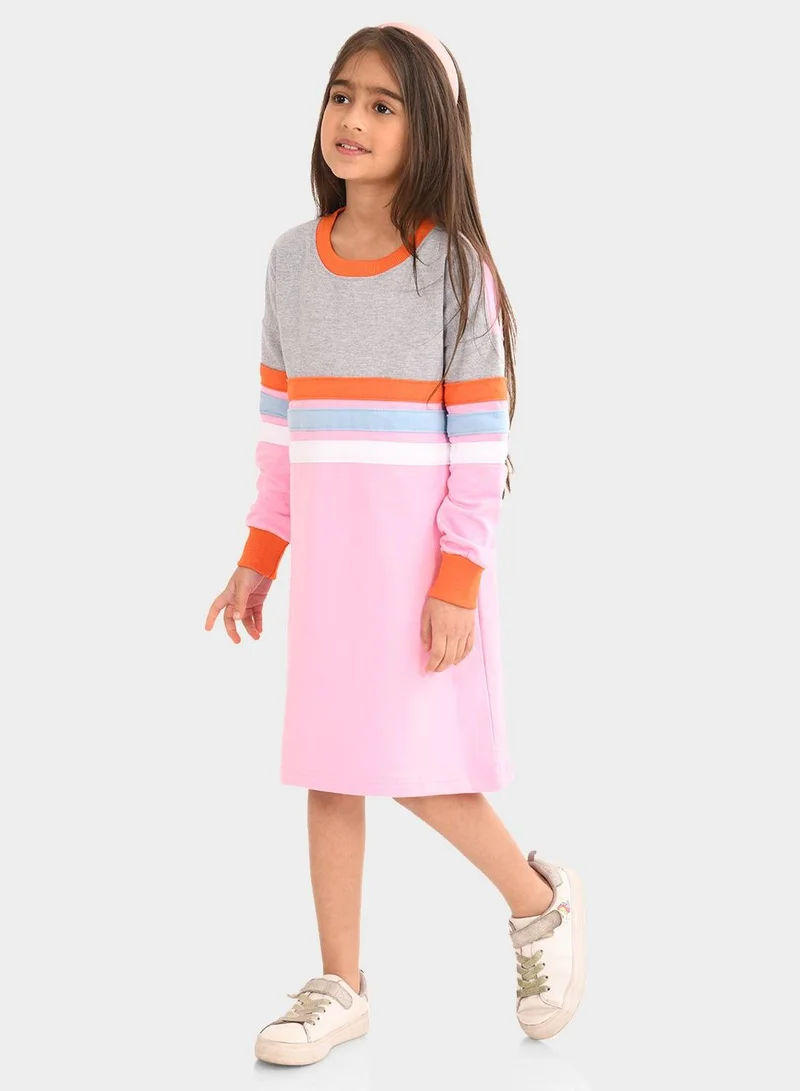 Bonkids Color Block Dress