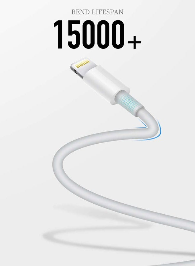 Uzento for iPhone Charger Cord,2 Pack Original USB to Lightning Cable Apple MFI Certified 6 Ft, Fast iPhone Charging Cord for iPhone 11/11Pro/11Max/ X/XS/XR/XS Max/8/7/6/5S/SE - Image 2