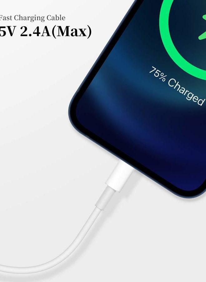 Uzento for iPhone Charger Cord,2 Pack Original USB to Lightning Cable Apple MFI Certified 6 Ft, Fast iPhone Charging Cord for iPhone 11/11Pro/11Max/ X/XS/XR/XS Max/8/7/6/5S/SE - Image 4