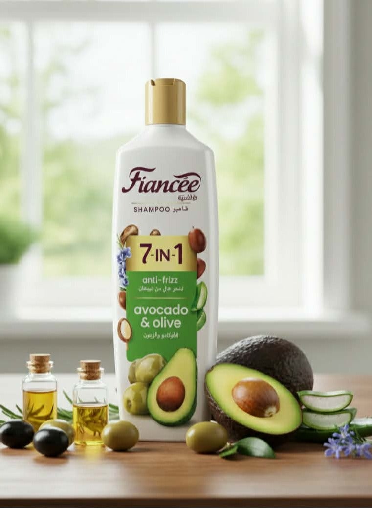 فيانسيه شامبو فيانسي 7 في 1 لمعالجة الهيشان (بالأفوكادو والزيتون) - 170 مل - Image 2
