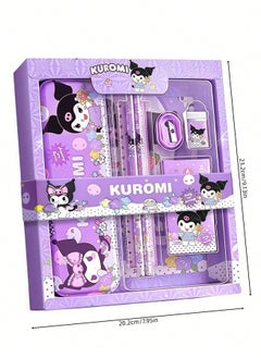 Generic Kuromi student stationery set, school supplies gift box set, suitable for primary school students, including pencils, erasers, pencil sharpeners, etc., back to school season birthday gifts  - Image 4
