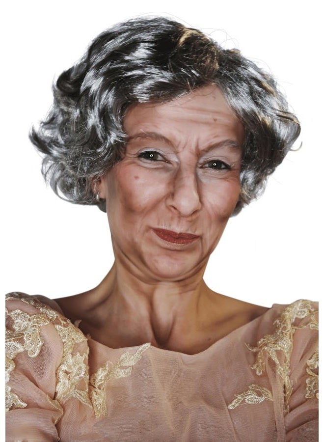 ALLAURA Old Lady Wig - Grandma Wig, Queen Elizabeth Costume, Fits Adults Women - Image 4