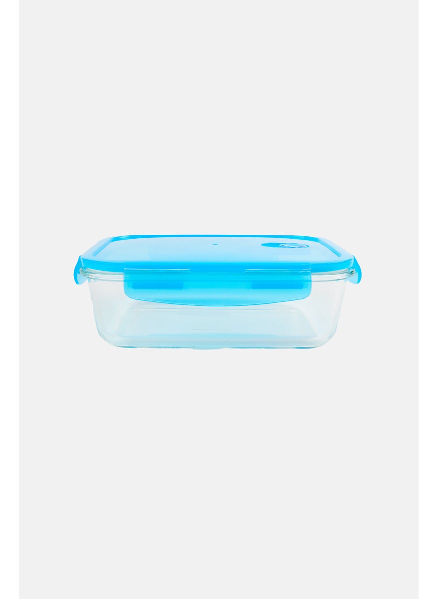 KitchenCraft Glass Storage Container 1,5 L, Blue  - Image 1