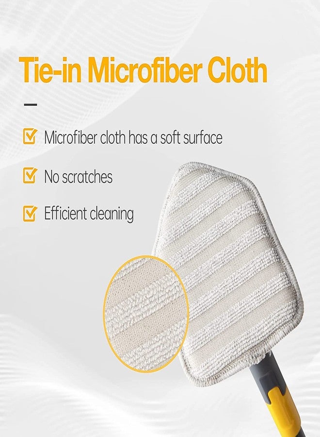 MinuteToCleanIt عبوة إعادة تعبئة وسادة مايكروفايبر من MinuteToCleanIt لفرشاة تنظيف بلاط الحمام القابلة للتمديد - عبوة من قطعتين من وسادات المايكروفايبر - Image 2