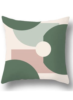 Y&D Green abstract geometric print pillowcase pillow cover 45*45cm 