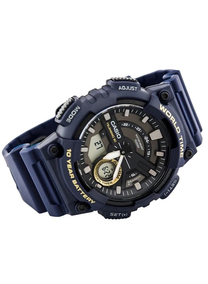 CASIO Men's Watch Digital AEQ-110W-2AVDF - Image 2