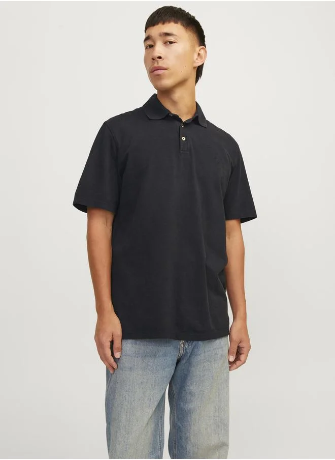 جاك اند جونز Regular Fit Pique Polo
