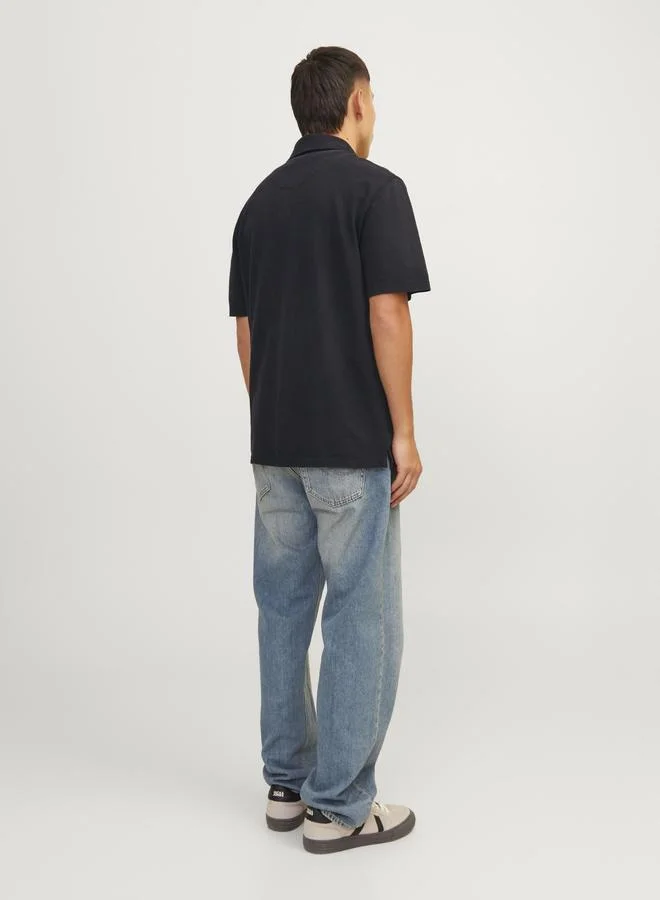 JACK & JONES Regular Fit Pique Polo
