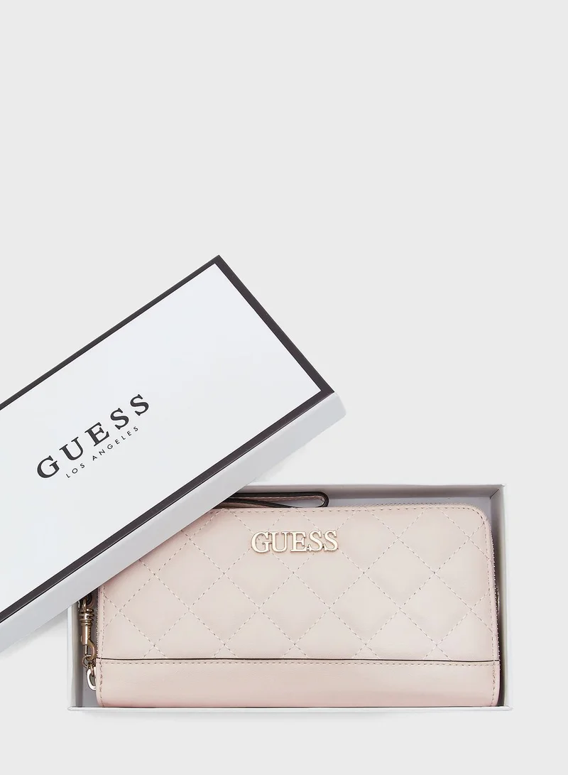 GUESS Illy Large Zip Around Purse