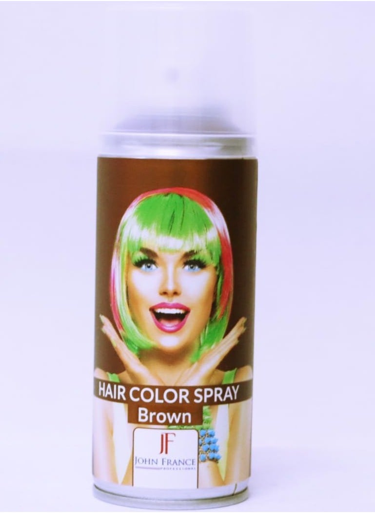John France Hair Color Spray - Brown Color 