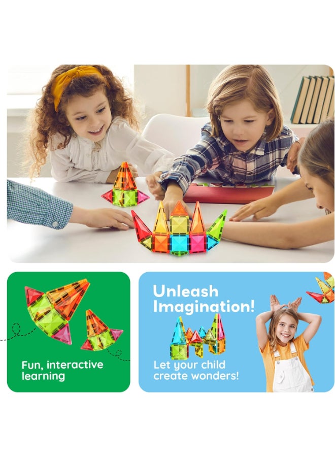 PicassoTiles Picasso Magnetic Mini Diamond Building Set 36-pieces - Image 5