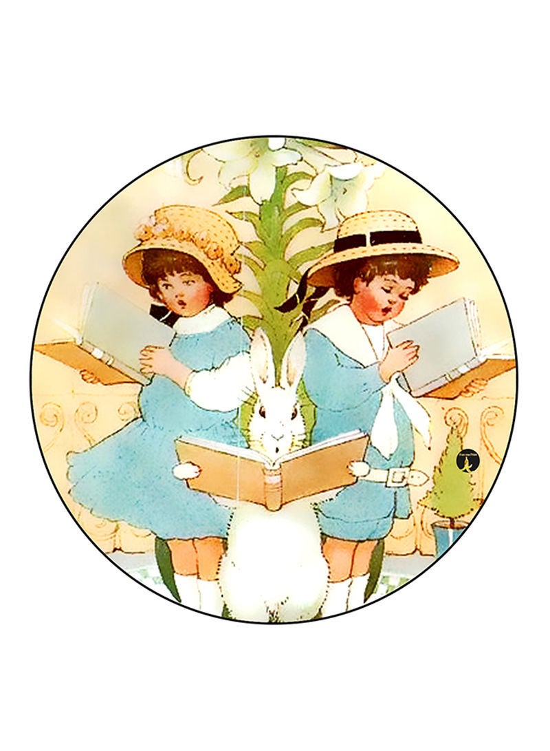 RKN Vintage Art Printed Large Pin Multicolour - Image 2