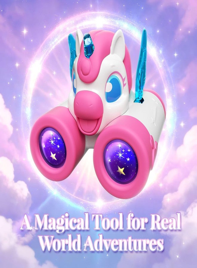 Tqeieu Unicorn Toys for Girls Age 3-12,Cute Heart & Wings Design Kids Binoculars with Bird Watching Manual,Toddler Toys,Kids Stocking Stuffers,3 4 5 6 7 8 9 10 11 12 Year Old Girl Christmas Birthday Gifts - Image 2