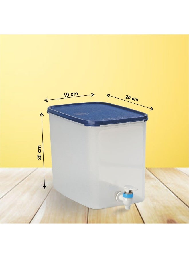 Signoraware Continental Water Dispenser Plastic 9 Litre, Set of 1, Blue - Image 3