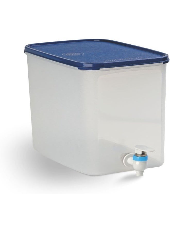 Signoraware Continental Water Dispenser Plastic 9 Litre, Set of 1, Blue - Image 1