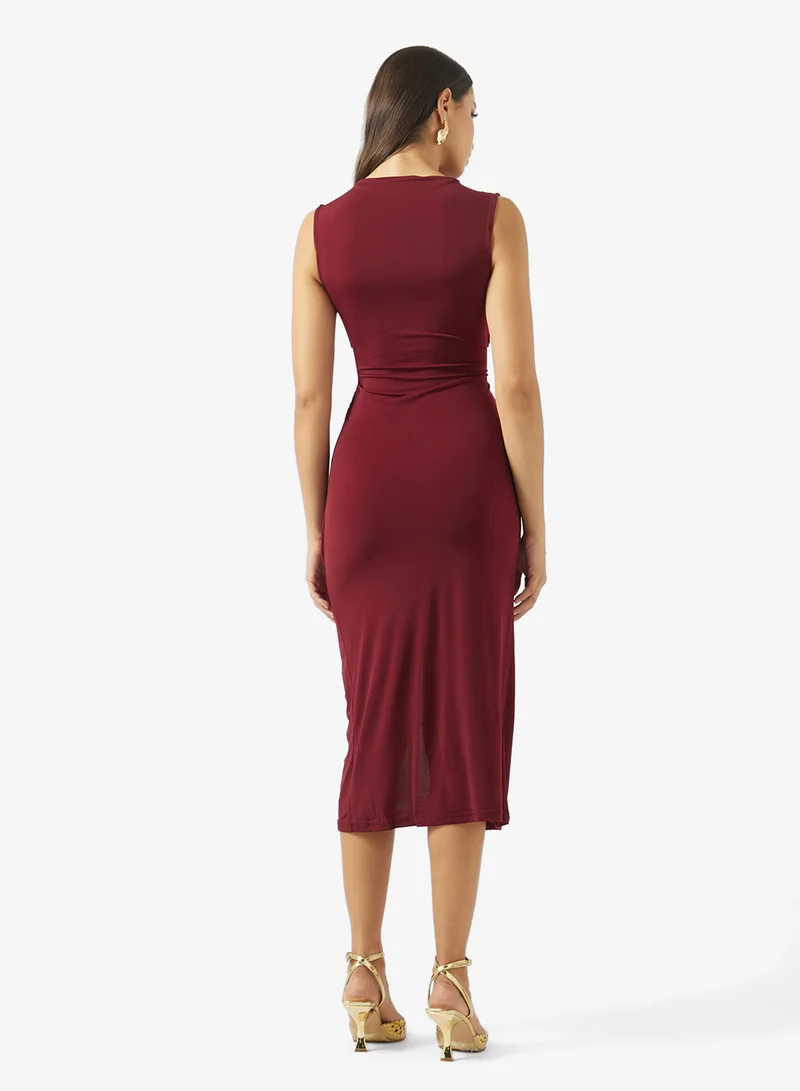 ELLA Shift Dress With Waist Buckle