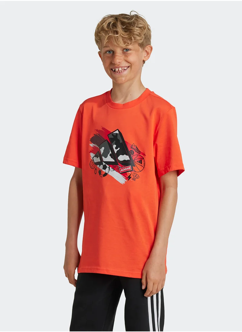 اديداس Youth Logo Train Boy T-Shirt