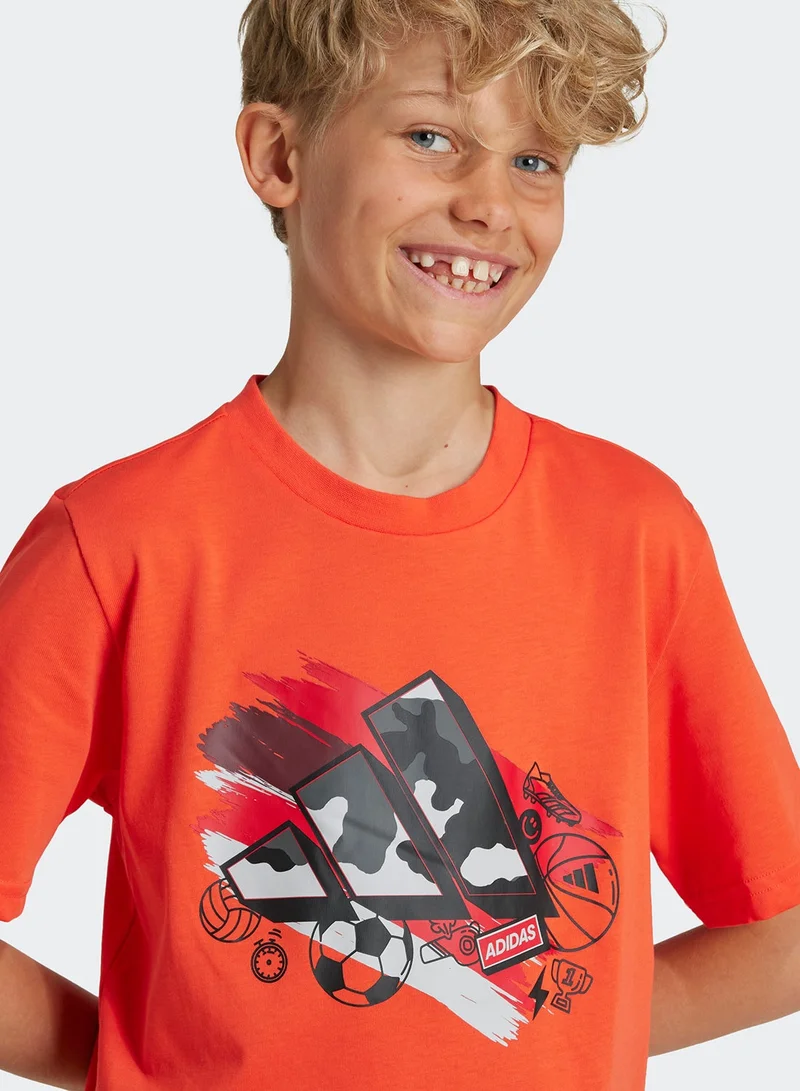 Adidas Youth Logo Train Boy T-Shirt