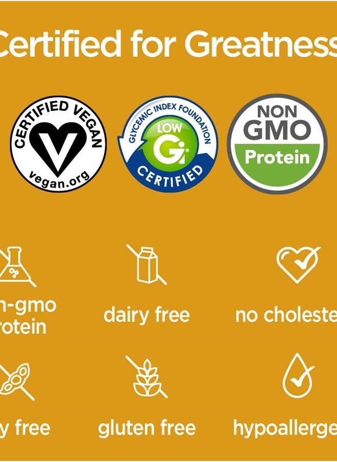 Vegansmart - Naturade Plant Based Vegan Protein Powder - All-in-One Nutritional Shake Protein Blend - Gluten Free & Non-GMO - Chai (15 Servings) - Image 1