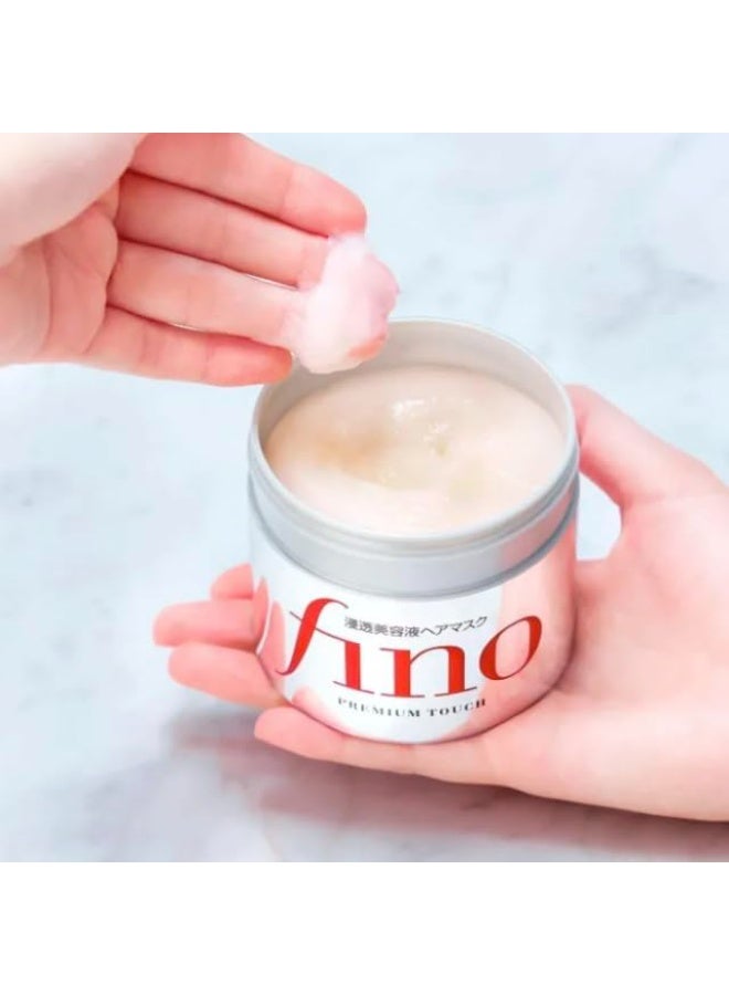 Shiseido Fino Japan Hair Masks Set of 3 Pieces each 230g Premium Treatment for Damaged Hair - Image 2