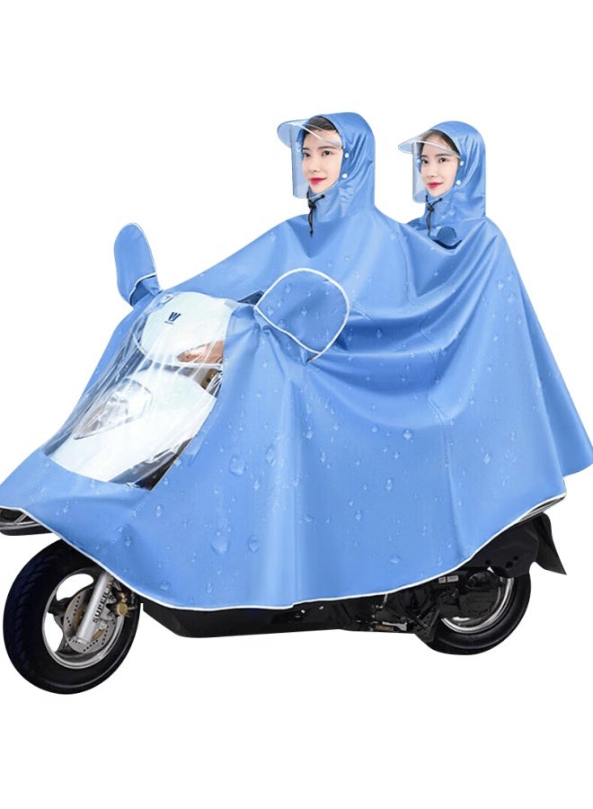 Bwnk Electric Bike Raincoat Rain Poncho Double And Single Parent-child One-piece Oxford Cloth Uni Extra Large Waterproof - Image 3