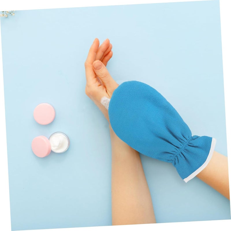 Exfoliating Hand Care Gloves with Essential Oil Gel for Dry Cracked Skin Moisturizing Beauty Spa Mitts for Overnight Hydrating Treatment Portable Lightweight Gloves for Women and - Image 5