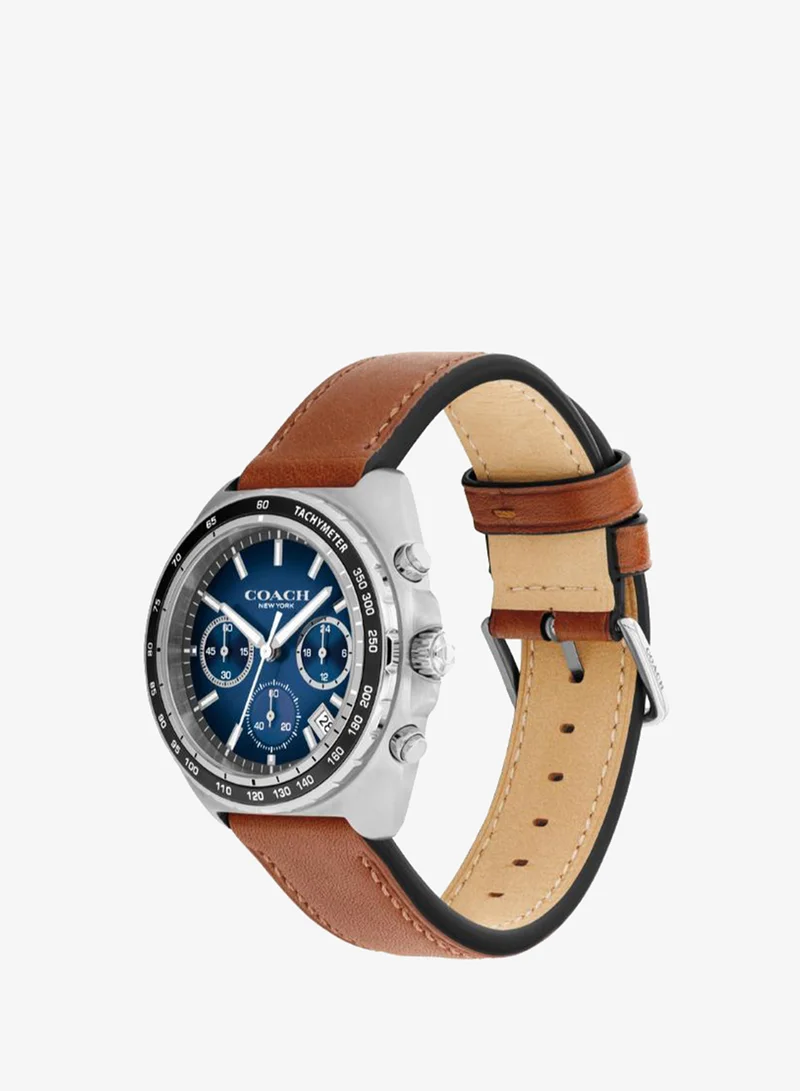 Coach Charter Stainless Steel Aluminum 39mm Watch