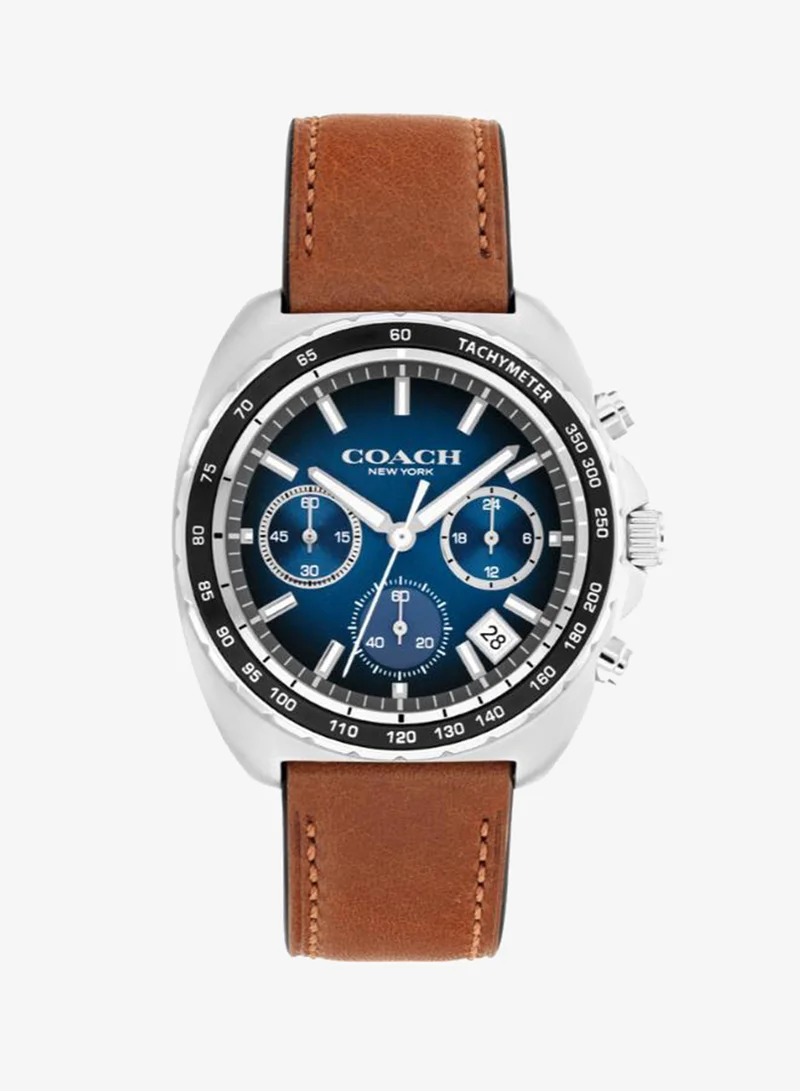 Coach Charter Stainless Steel Aluminum 39mm Watch