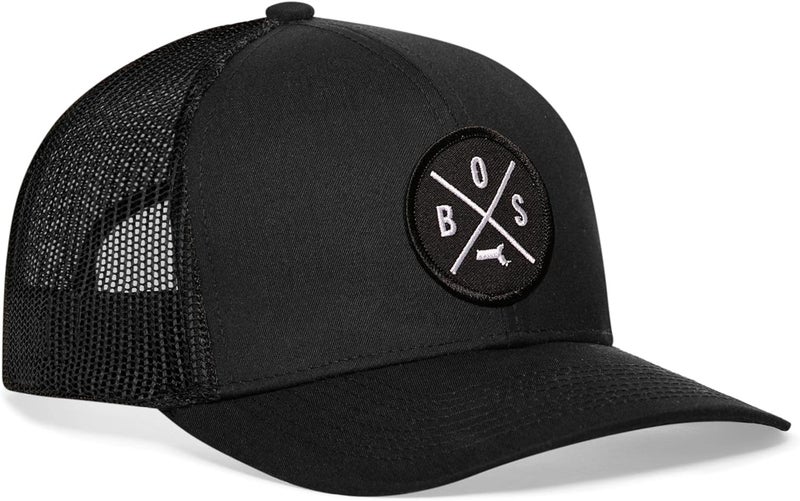 Haka State City Trucker Hat for Men & Women, Adjustable Baseball Hat, Mesh Snapback, Sturdy Outdoor Black Golf Hat - Image 1