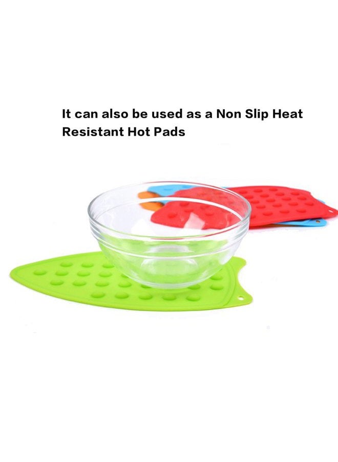 Tangser Multipurpose Silicone Iron Rest Pad for Ironing Board Hot Resistant Mat,Silicone Heat Resistant Iron Rest Pad (Black) - Image 5