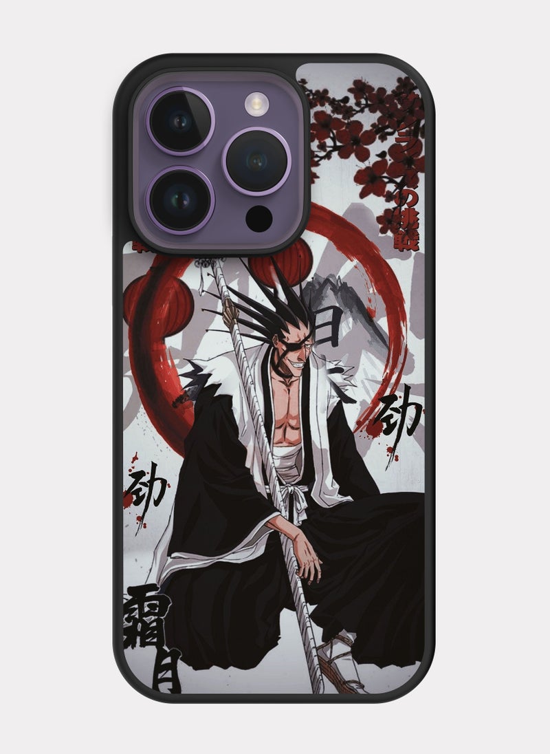 PXLAAT iPhone 14 Pro case cover Kenpachi Zaraki Bleach - Image 1