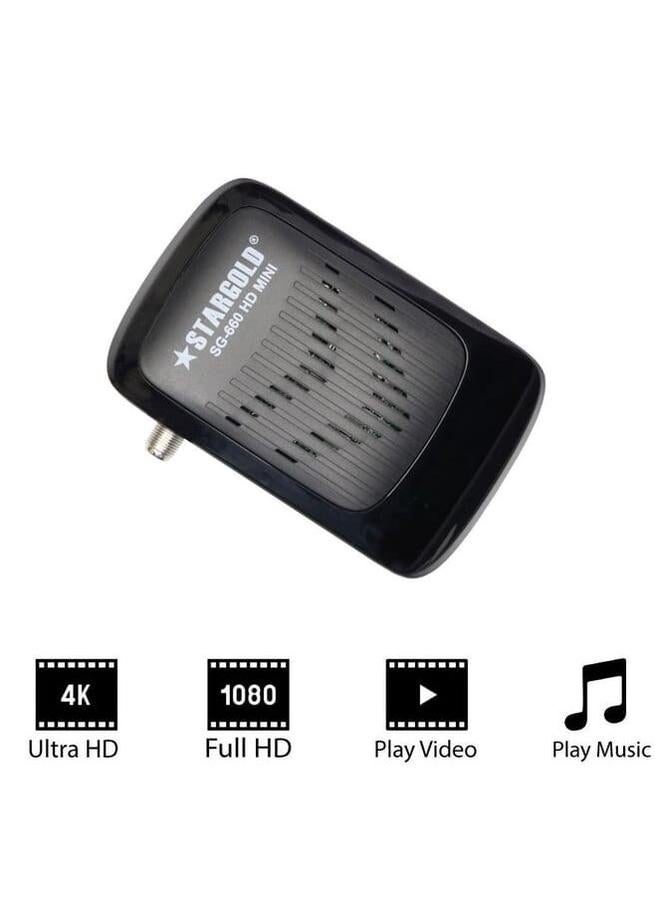 Stargold Satellite Receiver Mini Full Hd 4K 4000 Channels Epg Mpeg 2 4 Osd Blind Scan Auto Scan Support Usb Pvr  - Image 3
