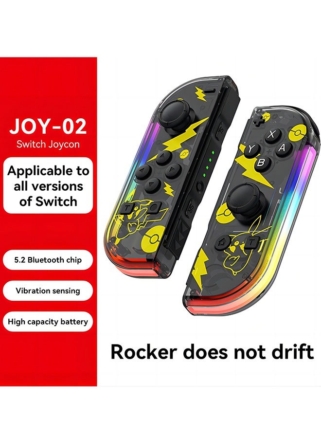 Joy Cons Wireless Controller for Nintendo Switch, L/R Controllers Replacement Compatible with Nintendo Switch/Lite/OLED, Joystick with Wake-up/Screenshot/Dual Vibration/Motion Control Function - Image 1