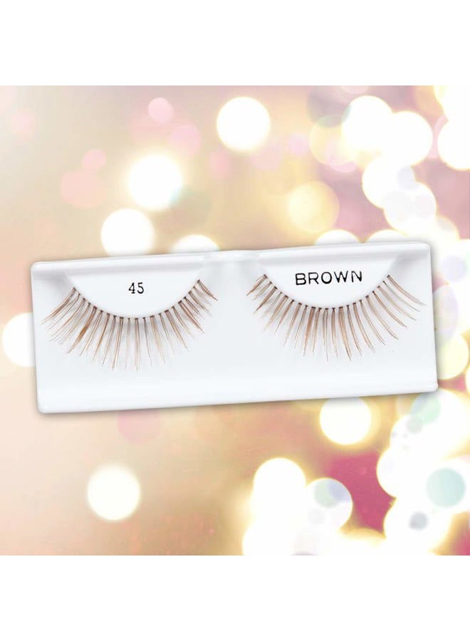 Andrea False Lashes Style 45 - Brown 4 pairs - Image 5