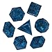 UDIXI Blue Cracked Glass DND Dice Set 7 Piece Glass Polyhedral Dice Set DD for Role Playing Game and Tabletop Game - Image 2